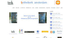 Desktop Screenshot of bethelkerkamsterdam.nl